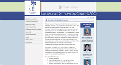 Desktop Screenshot of laorthocenter.com